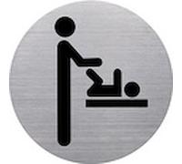 Pictogramme 'the badge' espace change bébé, argent