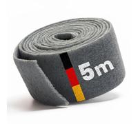 PICTORIS Non tissé abrasif - Fabriqué en Allemagne - 5 m x 100 mm - Grain 800 - Extrêmement durable grâce à une imprégnation unique - Tampon de ponçage / tampon de ponçage pour bois, métal, acier