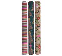 PICTURA-Emballage papier cadeau kraft Fluo - 3 m