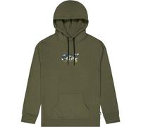 Picture Organic Clothing - Sweat à capuche en coton biologique - Basement Camo Hoodie Tobacco pour Homme en Coton - Taille M - Kaki Kaki M