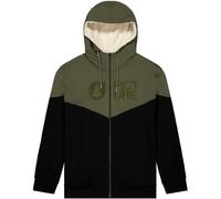 PICTURE Basement Plush Zip Hoodie - Homme - Vert / Noir - taille XL- modèle 2025