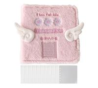 Picture Binder - Plush Wing-shaped Sticker Notebook, Card Collection Binder, Photo Album Scrapbook, Card Picture Collector Binders For Children's Diaries/notebooks, Inspires Creativity, A Great Gift,