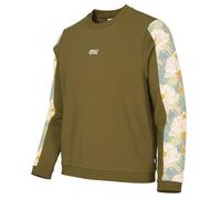 Picture - Blayr Printed Crew Tobacco Timeless Flower - L - Sweat