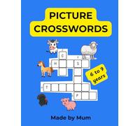 Picture Crosswords - Fun theme based puzzles to solve and color for kids of ages between 6 and 9 years