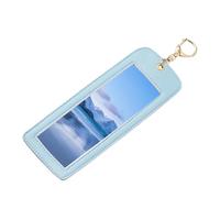 Picture Frame Keychain - Transparent PU Leather 4-Cut Rectangular Photo Storage | Portable Photo Keychain For Pet Photos And Memories | Long Photô Clip, Keychaîn Pendant For Birth Christmas Grandpare