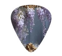 Picture Frame Viburnum Lot de 12 médiators fins et épais pour guitare électrique, basse et ukulélé