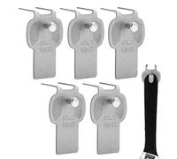 Picture Hanger, Metal Wall Hangers, 0.67x0.98x1.46 Inches, No Damage Drywall Holder, Heavy Duty Hook Clips for Poster, Mirror, Painting in Apartment or Rental House, Gray