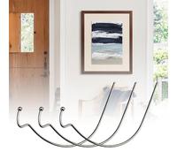 Picture Hooks for Drywall - 50 Pieces Concrete Picture Hooks | Plaster Wall Hangers | for Clock Shelves Painting Photo Mirror Home Office Apartment Living Room Bedroom
