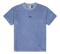 Picture Organic Clothing - T-shirt en coton biologique - Laikko V Tee Stonewash pour Femme en Coton - Taille S - Bleu Bleu S