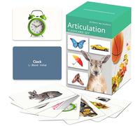 Picture My Picture Lot de 210 cartes flash articulées - Outil d'orthophonie pour vocabulaire, communication et pensée, résistant aux rayures avec guide d'activités, convient pour l'éducation, l'ESL et