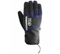 Picture Organic Clothing - Gants imper-respirants - Madson Gloves Retro Fusion Print pour Homme - Taille 8 - Bleu Bleu 8