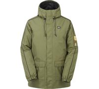 Picture Organic Clothing - Parka imperméable à patchs amovibles - Deeparka Jkt Grape Leaf pour Homme - Taille L - Noir Noir L