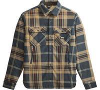 Picture Organic Clothing - Surchemise doublée - Bemidji Jkt Cairn print pour Homme - Taille S - Bleu Bleu S