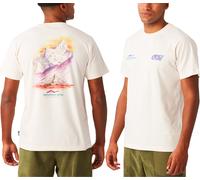 Picture Organic Clothing - T-shirt en coton biologique - D&S Nepal Tee Natural White pour Homme en Coton - Taille M - Blanc Blanc M
