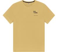 Picture Organic Clothing - T-shirt léger et confortable - Travis Tech Tee Lark pour Homme - Taille L - Beige Beige L