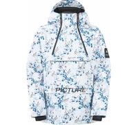 Picture Organic Clothing - Veste de ski imper-respirant à zip 1/4 - Luma 1/4 Zip Schrubby Print - Taille M - Bleu Bleu M