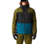 Picture Organic Clothing - Veste de ski imper-respirant - Exa Jkt Timeless Flower Printed pour Femme - Taille M - Kaki Kaki M