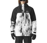 Picture Organic Clothing - Veste de ski imper-respirante - Jomoh Jkt Snowy Pine Print pour Homme - Taille S - Blanc Blanc S