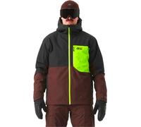Picture Organic Clothing - Veste de ski - Nitric Jkt Chicory Coff Lime pour Homme - Taille XXL - Marron Marron XXL