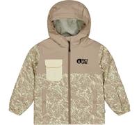 PICTURE Snowy Printed Toddler Jacket - Enfant - Marron / Jaune - taille 3 ans- modèle 2025