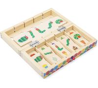 Picture Sorting Box The Caterpillar That Makes Holes,Wood,Coordination Game in Transport Box