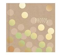 Picture This Album photo en papier kraft doré à pois pour 200 photos de 15 x 10 cm (7590)