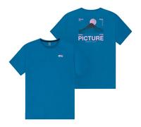 Picture Organic Clothing - T-shirt de sport - Timont Tech Tee Urban Serenity Blue pour Homme - Taille L - Bleu Bleu L