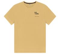 Picture Organic Clothing - T-shirt léger et confortable - Travis Tech Tee Lark pour Homme - Taille L - Beige Beige L