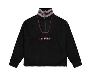 Picture - Women's Cylla Crop 1/4 Fleece - Pull polaire - XS - black
