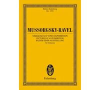 Pictures at an Exhibition: Instrumetnation by Maurice Ravel - Study Score NEUF