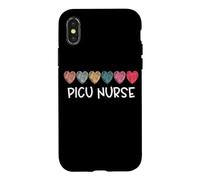 PICU Nurse Unité de Soins intensifs pédiatriques Appréciation infirmière Coque pour iPhone X/XS