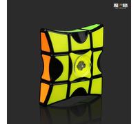 Picube-Speed Cube Axis Cd Mill Fraises,Little Magic 3x3,Eretailers,Cube,Mirror Blue,Black Carbon Fiber Speed Puzzle - Type Spinner Black