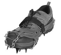 Picysa 1 Paire de Pinces à Glace Antidérapantes Universelles à 14 Dents, Poignées de Chaussures, Crampons Stollen pour la Randonnée (Gris)