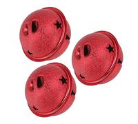 Picysa 24 Pièces Décorations D'ornement de Cloches Suspendues D'arbre de Noël Cloches en Fer de 40 Mm pour L'arbre de Noël Fête de Mariage à la Maison avec un Design Léger Incassable (LD40D10)