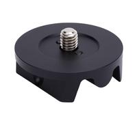 Picysa Adaptateur de Tête Sphérique de Télescope, Socle de Connexion en Alliage D'aluminium Résistant à l'eau et à la Poussière pour des Conditions Météorologiques Difficiles (Noir)