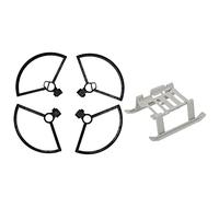 Picysa Anneau de Protection D'hélice RC, Support à Hauteur étendue pour Mini, Matériau ABS Durable avec Conception Robuste, Protection Efficace des Avions et des Caméras (Noire)