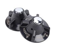 Picysa Boutons de Commande de Chauffage et D'air pour MG MGB 1962 - 1974 RHD, Boutons de Commande de Chauffage AC de Remplacement en Plastique Durable, 2 Unités