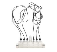 Picysa Buse de Rideau d'eau de Cascade LED RGB 12V, Sortie de Cascade de Piscine pour étang à Poissons