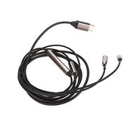 Picysa Câble de Casque Professionnel de Type C vers MMCX, en Cuivre sans Oxygène, Longueur de 120cm pour les Amateurs D'