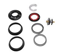 Picysa Casque de Vélo ZS56, Conception Intégrée Précise avec Roulements Scellés pour Fourche Conique, Construction en Aluminium, 28,6 Mm Supérieur et 40 Mm Inférieur, Idéal pour Les Vélos de