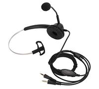 Picysa Casque PC Monaural avec Suppression du Bruit et Contrôle du Volume, pour Bureau, Salle de Classe, Usage Domestique, ABS Durable, Noir