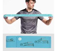 Picysa Ceinture de Résistance à Bandes élastiques de Fitness - Accessoire d'exercice de Yoga Durable de Haute qualité pour Les Entraînements à Domicile, 90 X 4 Cm, Multifonctionnelle (Verte)