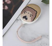 Picysa Chauffe-Mains Portable à Motif Animal Mignon, Lampe LED Rechargeable par USB pour la Maison, Le Bureau, la Salle de t la Bibliothèque (Brian)