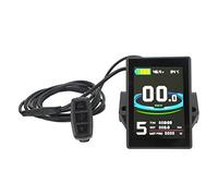Picysa Compteur D'affichage Couleur LCD8SU pour la Modification de Vélo électrique, Instrument D'interface USB Léger pour L'équitation en Plein Air, Matériau ABS Durable