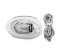 Picysa Compteur de Pas 3D pour Marcher, Podomètre Numérique Simple avec Une Pince/Support Amovible et Un Ruban de Port, Socle Précis, Silencieux et Compact.