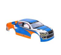 Picysa Coque de Carrosserie de Voiture RC 1/10, Peinte, Conception Missive Précise pour Camionnettes à Empattement de 26cm, Matériau PVC Léger (Bleue)