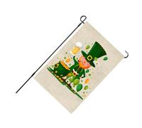 Picysa Drapeau de Jardin de la Saint-Patrick, Drapeau Décoratif Double Face Exquis pour Bienvenue en Extérieur, adapté au Jardin et à la Pelouse, Polyester 100D, 1 unité (Q07)
