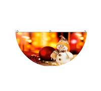 Picysa Drapeau de Noël en Forme de Banderole, Décoration D'extérieur Unique, à Suspendre, pour Fêtes de Vacances, Couleur Vive, 85cm (A)