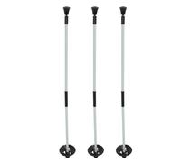 Picysa Ensemble de 3 Drapeaux de Golf avec Design Noir et Blanc pour S'entraîner au Putting Green, Fibre de Verre et Nylon Durables, Expérience Portable et Pratique