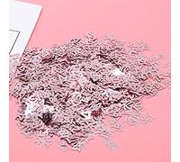 Picysa Ensemble de Confettis 60 G de Confettis Décoratifs Dorés Roses pour la Décoration de Fête D'anniversaire et de Fête Prénatale (or rose 21)
